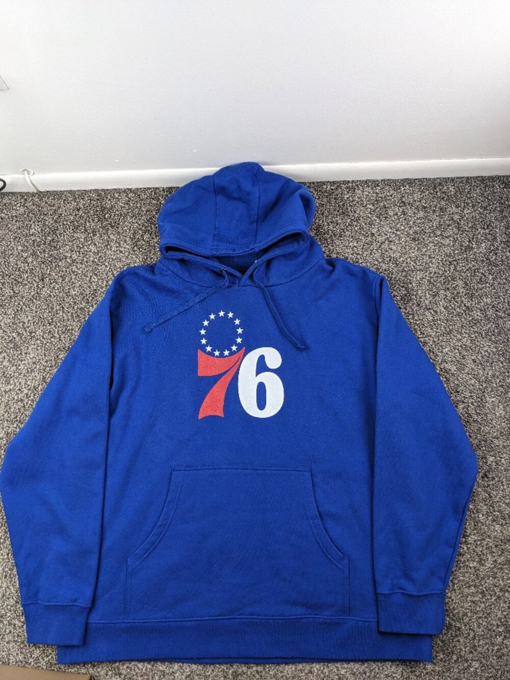 NWT Philadelphia 76ers Matisse Thybulle Hoodie Fleece Lined Sweatshirt Mens 2XL